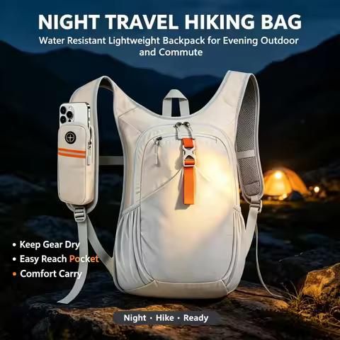 15L Multi-pocket Portable Hiking Backpack Lightweight Breathable and Waterproof Hiking Backpack Fold