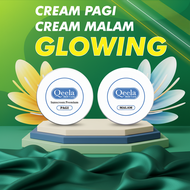 Qeela Skincare Krim Glowing Pagi Malam / Sunscreen Niacinamide spf 50 / Krim Glowing BPOM