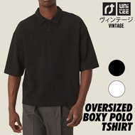 260gsm Boxy Oversized Thick POLO T-Shirt Cotton-Polyster Unisex Polo T Shirt Man