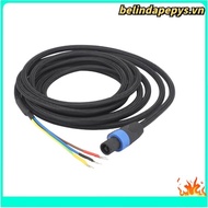 HiFi 3-Wire Subwoofer Cable Speakon to Spade End Sub Speaker Cable for REL/MJ Acoustics, 0.5m