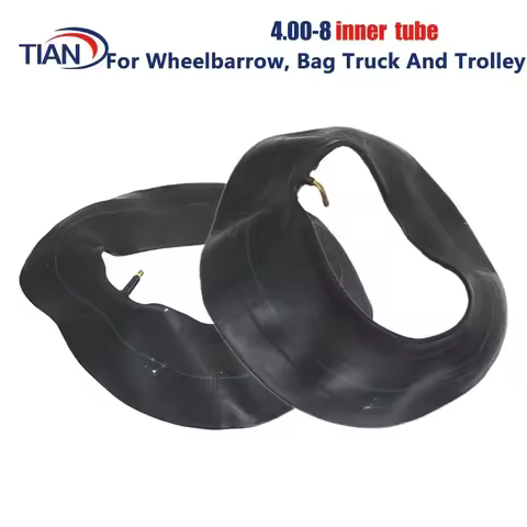 4.00-8 Tyre Inner Tube for Wheelbarrows, Sack Trucks, Trolleys 4.00/4.80-8 (4.80 / 4.00 - 8) Bent an