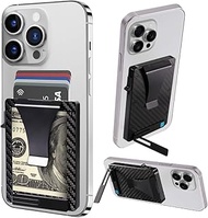 Ridge magsafe wallet stand,Magnetic wallet for iPhone 17/16/15/14/13 Pro Max(Larger phone series),Sl