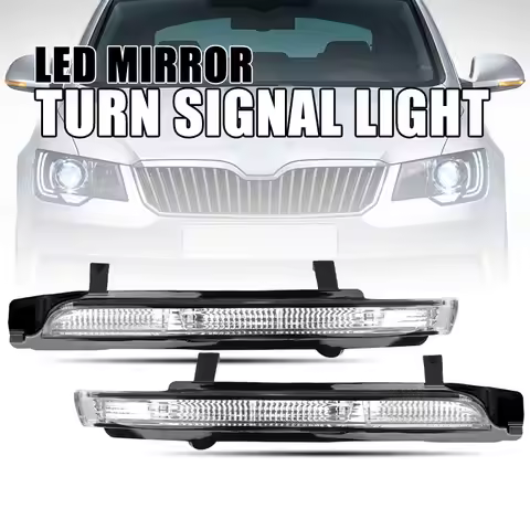 3T0949102 3T0949101 Side Rearview Mirror LED Turn Signal Light for Skoda Hatchback Octavia 1Z3/Super