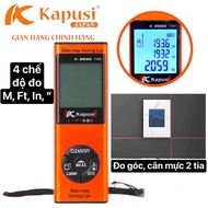 Thước đo khoảng cách laser 70m 2 trong 1 Kapusi Japan. Thước đo góc 2 tia đo xa 70m
