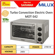 [EAST MSIA]Milux MOT-S42 42L Stainless Steel Turbo Convection Electric Oven with 3D Heating System m