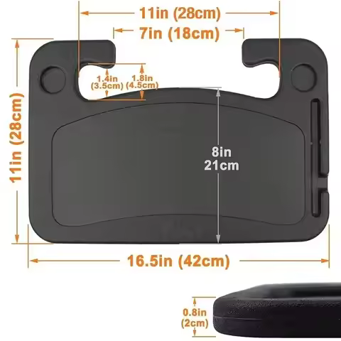 Car Tray Table Computer Desk Mount Stand Eat Work Car Steering Wheel Dining Table Bracket Drink Food