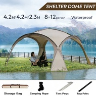 Outdoor Dome Tent Portable  With Door Cloth Camping Dome Tent