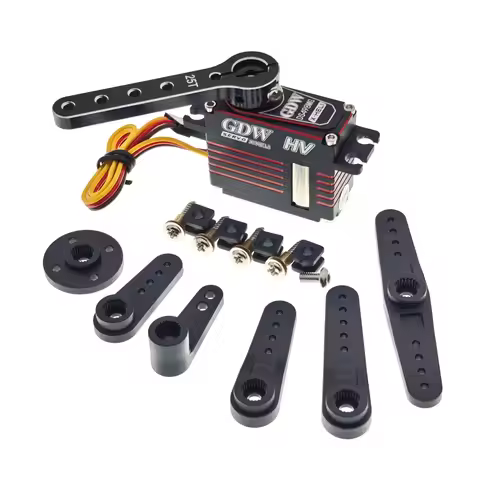 GDW DS498MG medium-sized all-metal digital high-pressure high-torque 22KG aircraft model fixed wing 