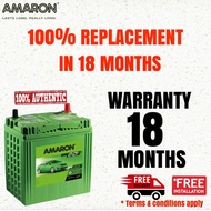 AMARON GO DIN55R | Car Battery | Bateri Kereta | For PROTON Persona Elegance, Gen2, Satria Neo, chev
