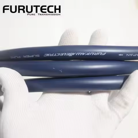 1-5meter New Furukawa Original T1 5N OFC copper 11AWG power cable for DIY audiophile speaker amp CD 