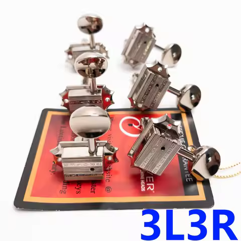 Yumiya 3L3R Deluxe Vintage Guitar Tuning Pegs Chrome Machine Heads Tuners 1 Set Guitar Accessoires