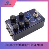 TECHCHIP- Audio G III BLUE Channel Preamp/Overdrive/Distortion Pedal Guitar Bass Effect Pedal & Four