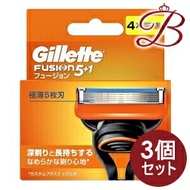 【×3個】ジレット フュージョン 替刃 4個入