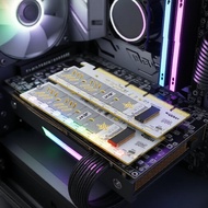 JEYI RGB PCIe 4.0 NVMe M.2 SSD Adapter Card, M Key X16/X8/X4, 2280, Supports Gen1-Gen4  Kad Penyesua