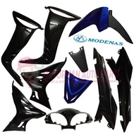 BODY COVER SET(LOCAL) MODENAS GT128 BLUE+BLACK #FREE STICKER# "MOTORMAN"