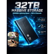 [New Upgrade] Portable SSD / HighSpeed External Portable SSD / Aluminum Alloy Portable SSD / 32TB / 
