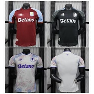 Player Version 2526 Aston Villa Home & Away High Quality Football Short Sleeve Jersey S-2XL