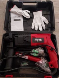 石屎油壓鑽連4個鑽頭