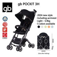 gb Pockit+ All-Terrain, Ultra Compact Lightweight baby pockit Travel Stroller for Babies & Toddlers,