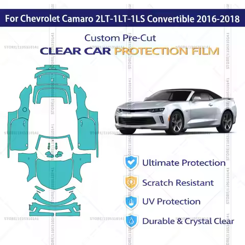 Pre-Cut Paint Protection Film PPF Transparent Car Film Automotive PPF For Chevrolet Camaro 2LT-1LT-1