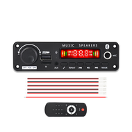 JX-Y46 400W Car Bluetooth 5.0 Amplifier Board MP3 Decoder Module with Mic Input & Recording | 12V/24
