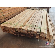Kayu Balau Solid Wood 1" x 2" (7 ft) [10x PCS]