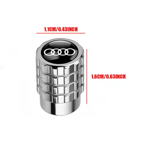4pcs Metal Wheel Tire Valve Air Stem Cap Covers For Audi A3 A4 A4L A5 B3 B4 B5 B6 B7 B8 RS3 Quattro 