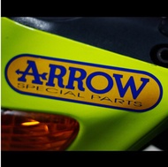 ARROW modification of the exhaust pipe of motorcycle waterproof Decal Sticker reflective stickers