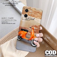 Oppo A76 Case - Oppo A76 Softcase - VESPA Fashion Case - Oppo A76 Casing - Pro Camera Softcase - Tpu
