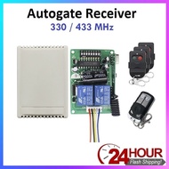 Alarm System Autogate Remote Control 433Mhz Set With 3 Crawler Steel Transmitters & 1 Receiver Unive