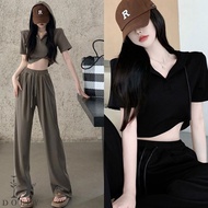 Women's 2-Piece Fashion Set Simple Korean Style Two-Piece
