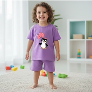 SET ANAK PEREMPUAN EATON DTF / SETELAN ANAK EATON PENGUIN TERBARU DTF