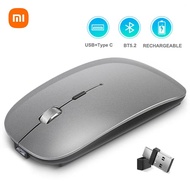 Xiaomi Wireless Dual Mode Mouse Bluetooth 2.4G Type-C Rechargeable 1600DPI Phones Tablets Computers