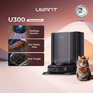UWANT U300 Robot Vacuum | 60°C Hot Water Mopping | 13kPa | Self Empty【not compatible with Timefibre】