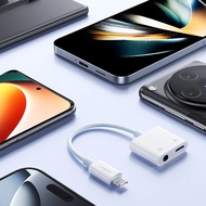 ROBOT Data Cable RUC02 Audio Type-C To Type-C + DC 3.5 F White 2.4A 0.12CM