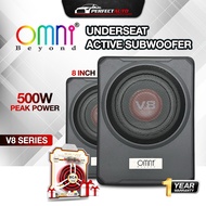 Omni Beyond V8 8 Inches 500W Underseat Subwoofer Car