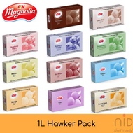 Hawker Pack Ice Cream 1L Magnolia / Mingo