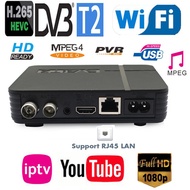 Dolby H265/Hev Version dvb-t2 digital tv box high quality sound and sharp screen analog to dvb t2