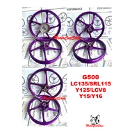 Enkei Sport Rim G500 (PURPLE) Y15 / Y16 / LC135 / SRL115 / Y125 / LCV8
