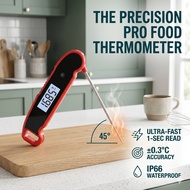Milife Instant Read  Food Thermometer 1 Second Reading IP66 Waterproof BBQ Food Cooking Thermometer