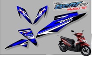 Sticker Striping BEAT FI 2013 2014 2015 Lama Variasi Lis Motor Beat Fi Old