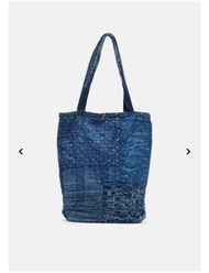 KAPITAL Denim Patchwork Boro Tote Bag
