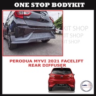 PERODUA MYVI 2021 FACELIFT REAR DIFFUSER V3