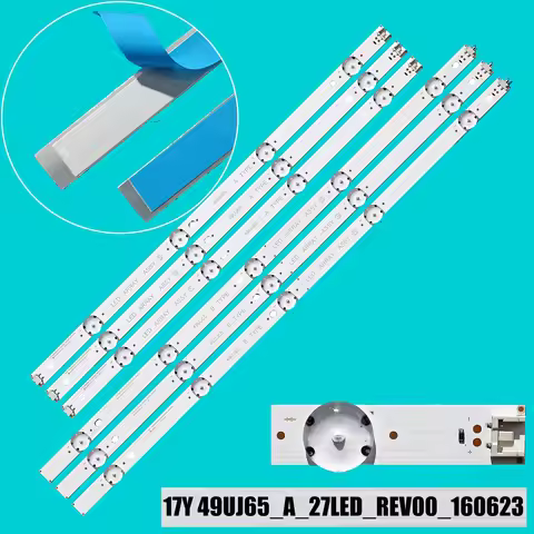 LED Strip For 49UJ670V 49UJ635 49UJ701V 49UJ670 49UJ651V 49UJ654T 49UJ634V 49UJ630 49UJ650 49UJ6560 