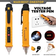 AC/DC Voltage Detector Smart Non-contact AC Voltage Detector Tester Pen LED Flashlight Electric Test