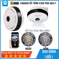 V380 Pro A8S-F Ceiling Wifi Camera, Full HD 1080P 360 Degree Panoramic Angle