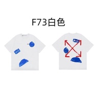Off White 25ss New American Fashion Brand Off Cotton Short Sleeve T-shirt For Men And Women With Loo