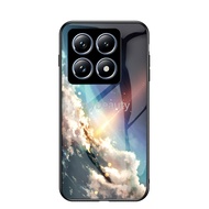 Ốp cho Xiaomi 14t Pro 5g 2024 vỏ điện thoại sang trọng bầu trời đầy sao Glass bìa cho mi 14t 14t 14t