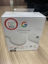 Chromecast With Google TV - 4K 4代串流電視棒 | NETFLIX | YOUTUBE | SPOTIFY | 白色 - #GCC-W/GTV-W2