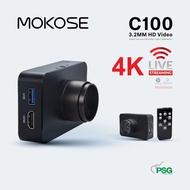MOKOSE C100 3.2MM HD VOIDEO For Live STREAMING Black 4K Resolution